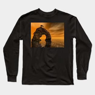 Rock and sea, somewhere in Brazil 3D rendering Long Sleeve T-Shirt